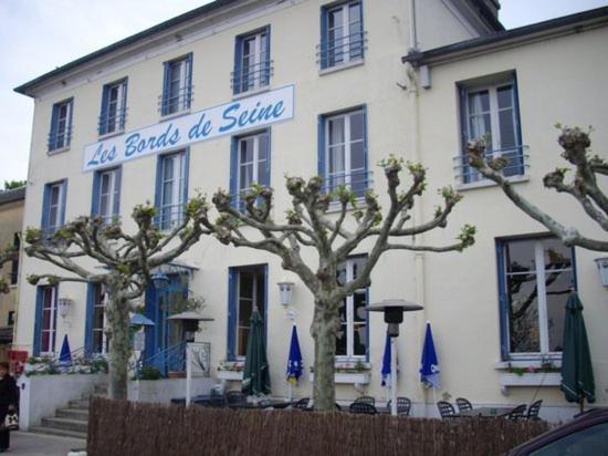 Logis Hotel & Restaurant - Les Bords De Seine La Roche-Guyon Eksteriør billede